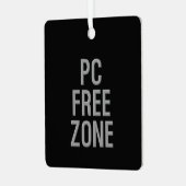 PC Free Zone Black Metal Quadrat Ornament (Vorderseite links)