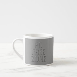 PC Free Zone graue Espresso-Tasse Espressotasse