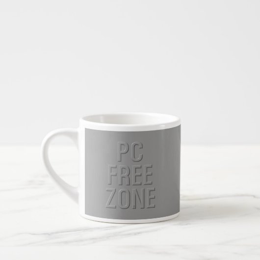 PC Free Zone graue Espresso-Tasse Espressotasse (Links)