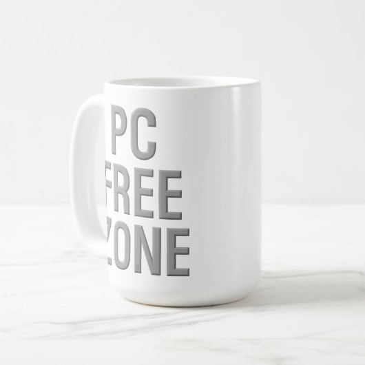 PC Free Zone Tasse (Vorderseite Links)