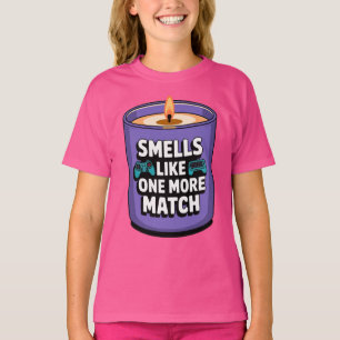 PC-Gamer-Geschenk-Kerzen-T-Shirt Gamer Humor Tee