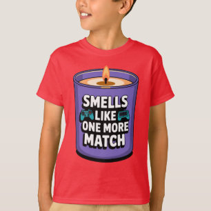 PC-Gamer-Geschenk-Kerzen-T-Shirt Gamer Humor Tee