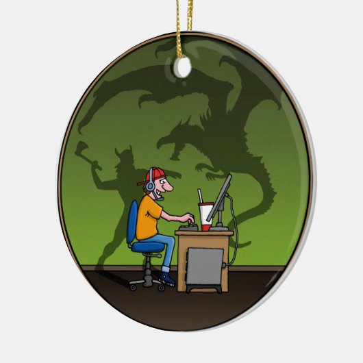 PC Gamer Keramikornament (Links)