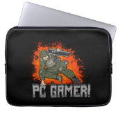 PC Gamer! Laptopschutzhülle (Vorderseite)