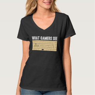 PC-Gamer WASD Meme Was Gamer sehen Videospiele T-Shirt