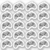 PC Gaming Game Controller Gamer Bujo Planer Aufkleber (Vorderseite)