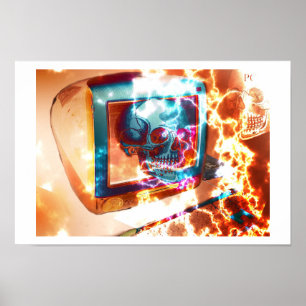 PC gegen Mac Poster
