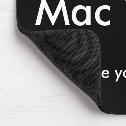 PC Mac-v, wählen Ihre Waffe! Mousepad (Ecke)