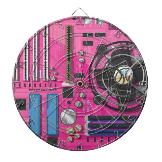 PC-Mainboard Dartscheibe (vorne)