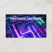 PC-Mainboard für IT-Sicherheit Visitenkarte (Vorderseite)