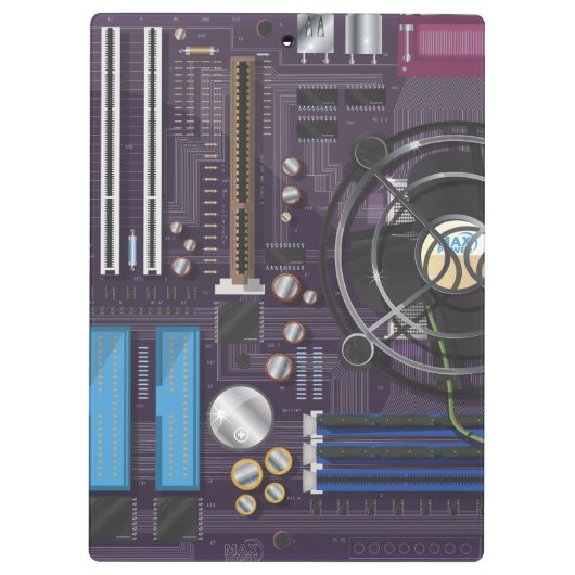 PC-Mainboard Klemmbrett (Rückseite)