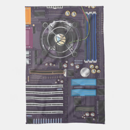 PC-Mainboard Küchentuch (Vertikal)