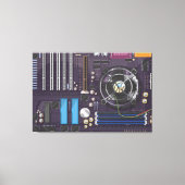 PC-Mainboard Leinwanddruck (Vorderseite)