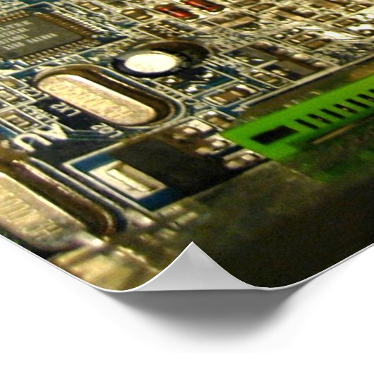 PC-Mainboard Poster (Ecke)