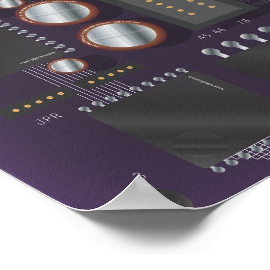 PC-Mainboard Poster (Ecke)