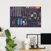 PC-Mainboard Poster (Heimbüro)