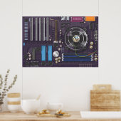 PC-Mainboard Poster (Küche)