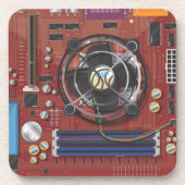 PC-Mainboard Untersetzer (Vorderseite)