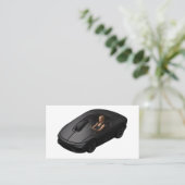 PC-Maus-Auto: Klicken Sie mit der Geschwindigkeit  Visitenkarte (Stehend Vorderseite)