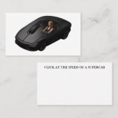 PC-Maus-Auto: Klicken Sie mit der Geschwindigkeit  Visitenkarte (Vorne/Hinten)