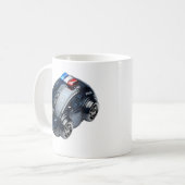 PC-Maus-Auto: Polizeifahrzeug Kaffeetasse (Vorderseite Links)