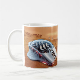 PC Mouse-Spacecraft: Scroll auf Mars - Mission 01. Kaffeetasse