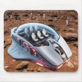 PC Mouse-Spacecraft: Scroll auf Mars - Mission 01. Mousepad (Vorne)