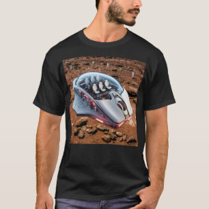 PC Mouse-Spacecraft: Scroll auf Mars - Mission 01. T-Shirt