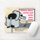 PC Pachyderm MAUSUNTERLAGE Mousepad (Mit Mouse)