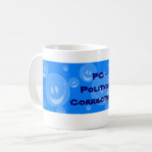 PC - Politische Korrektheit Kaffeetasse (Vorderseite Links)