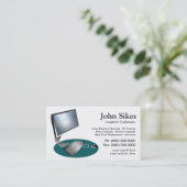 PC Reparatur-Computer-Techniker-Visitenkarte Visitenkarte (Stehend Vorderseite)