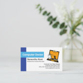 PC-Reparaturen für die Niedliche Computermaus-Tech Visitenkarte (Stehend Vorderseite)