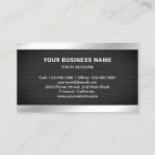 PC-Reparaturtechniker für Black Mesh Laptop Visitenkarte (Rückseite)