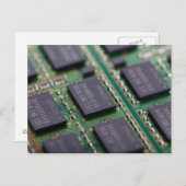 PC-Speicherkarten Postkarte (Vorne/Hinten)