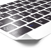 PC-Tastatur-Poster Fotodruck (Ecke)