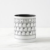 PC Tastatur-Tasse Tasse (Zentrum)