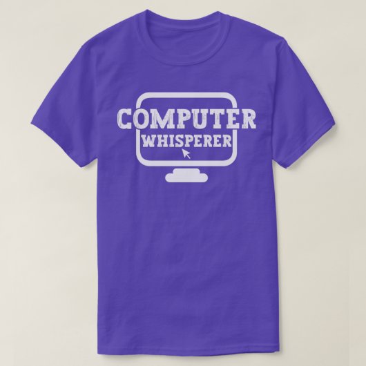 PC-Whispertech-Support-Nerd werden lustig T-Shirt (Design vorne)