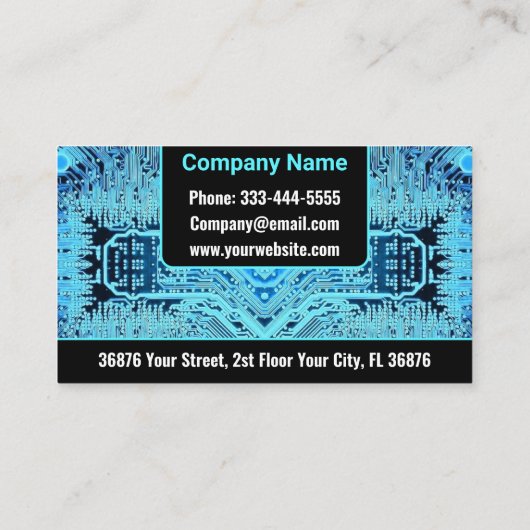 (PCB) Druckschalttafel (Elektronischer Computer) Visitenkarte (Rückseite)