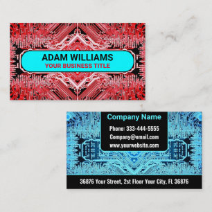 (PCB) Druckschalttafel (Elektronischer Computer) Visitenkarte