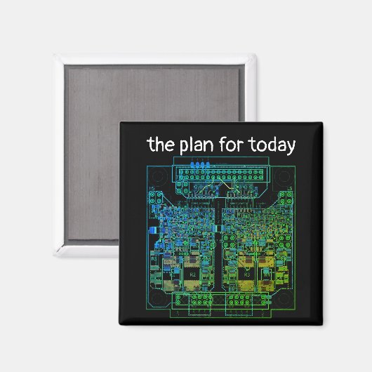PCB Printed Circuit Board Platine mit Plan Magnet (Vorderseite/Rückseite)