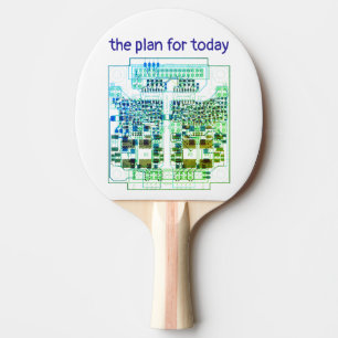 PCB Printed Circuit Board Platinen-Design mit Plan Tischtennis Schläger