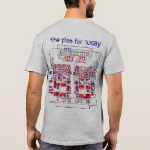 PCB Printed Circuit Board Platinen-Shirt mit Plan T-Shirt (Rückseite)