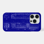PCC Blueprint iPhone Case Hülle (Rückseite (Horizontal))