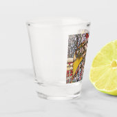 PCC Graveyard Stain Glass Shotglas Schnapsglas (Links)