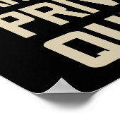 PCC Streetcar Rollsign (IKEA Frame Sized) Poster (Ecke)