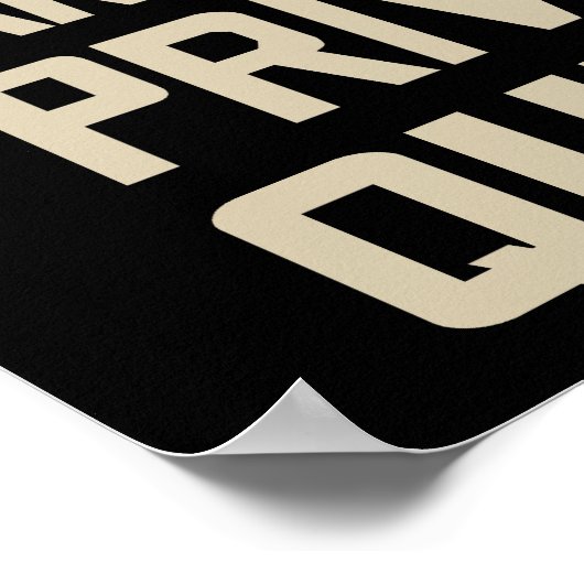 PCC Streetcar Rollsign (IKEA Frame Sized) Poster (Ecke)