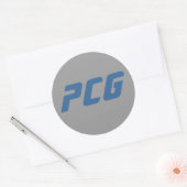 PCG RUNDER AUFKLEBER (Umschlag)
