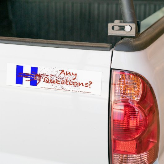 PCGW Autoaufkleber #HillaryAnyQuestions Hillary (Auf Lkw)
