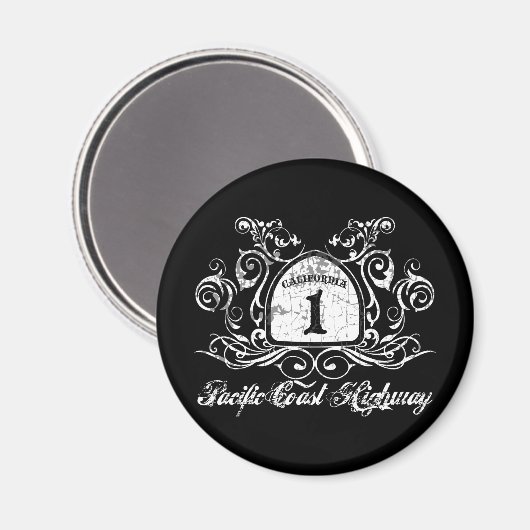 PCH Highway-Zeichen Magnet (Vorderseite/Rückseite)