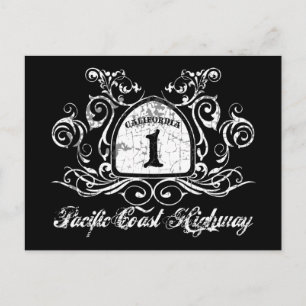 PCH Highway-Zeichen Postkarte